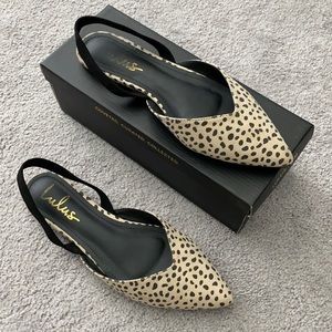 Cheetah shade sling back sandal